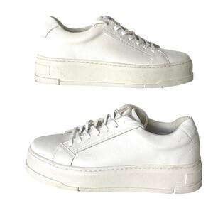 Vagabond Shoemakers Judy Platform Leather Sneakers White - Womens Size 7